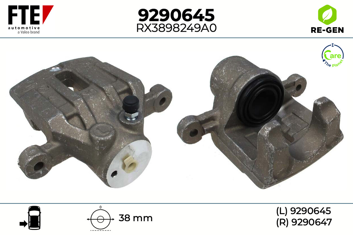 Étrier de frein FTE automotive GmbH ref. 9290645
