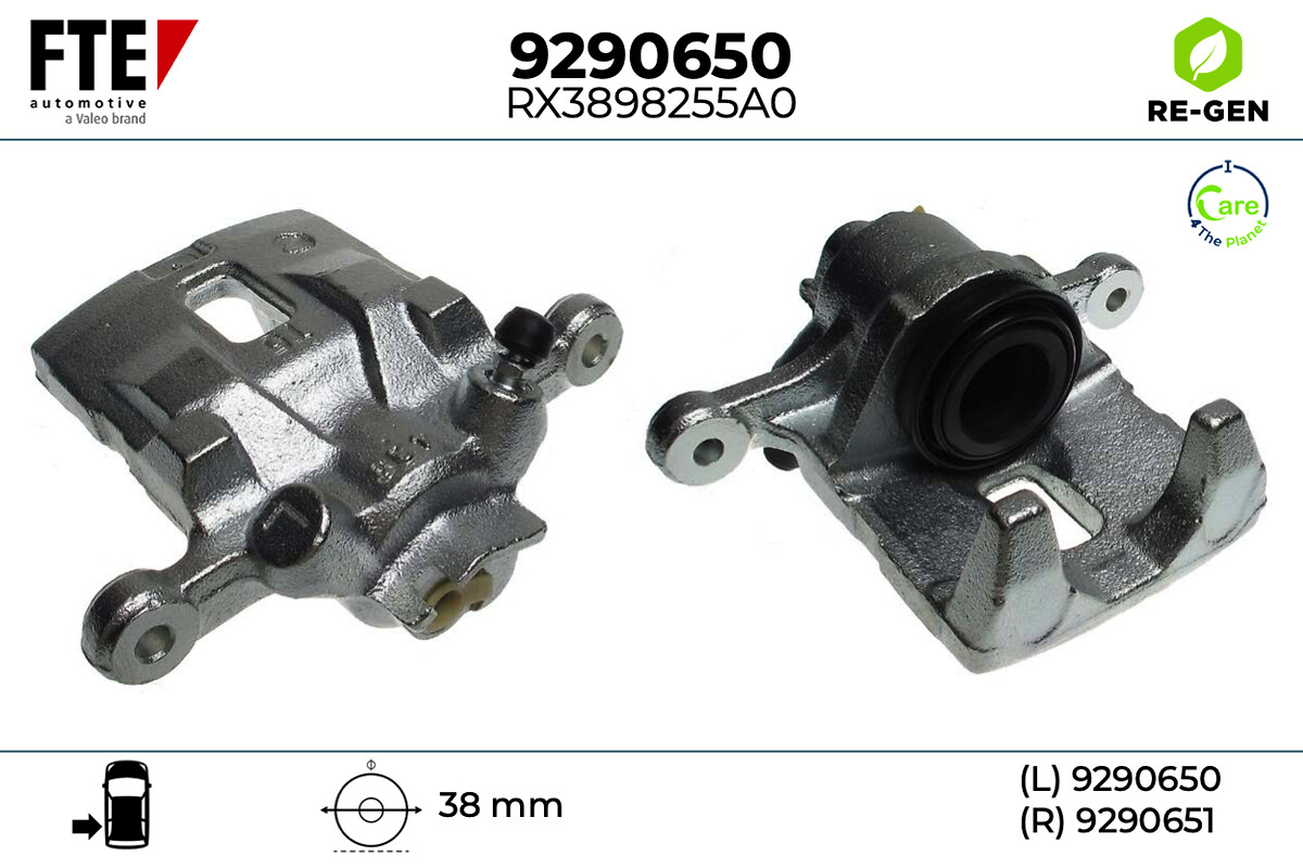 Étrier de frein FTE automotive GmbH ref. 9290650