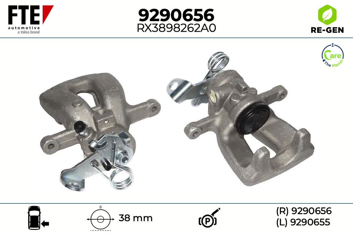 Étrier de frein FTE automotive GmbH 9290656