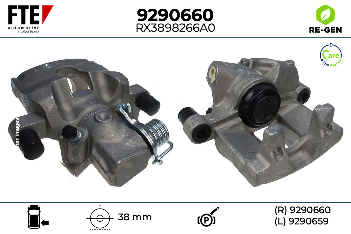 Étrier de frein FTE automotive GmbH ref. 9290660