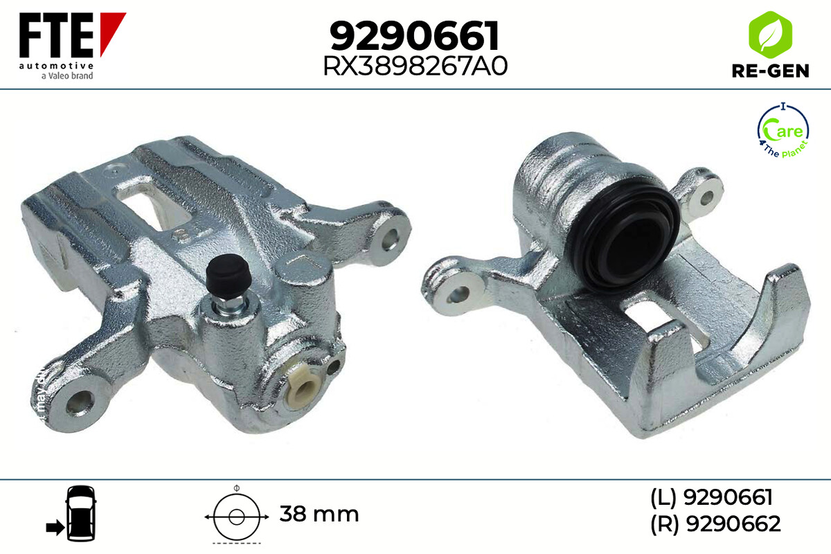 Étrier de frein FTE automotive GmbH ref. 9290661