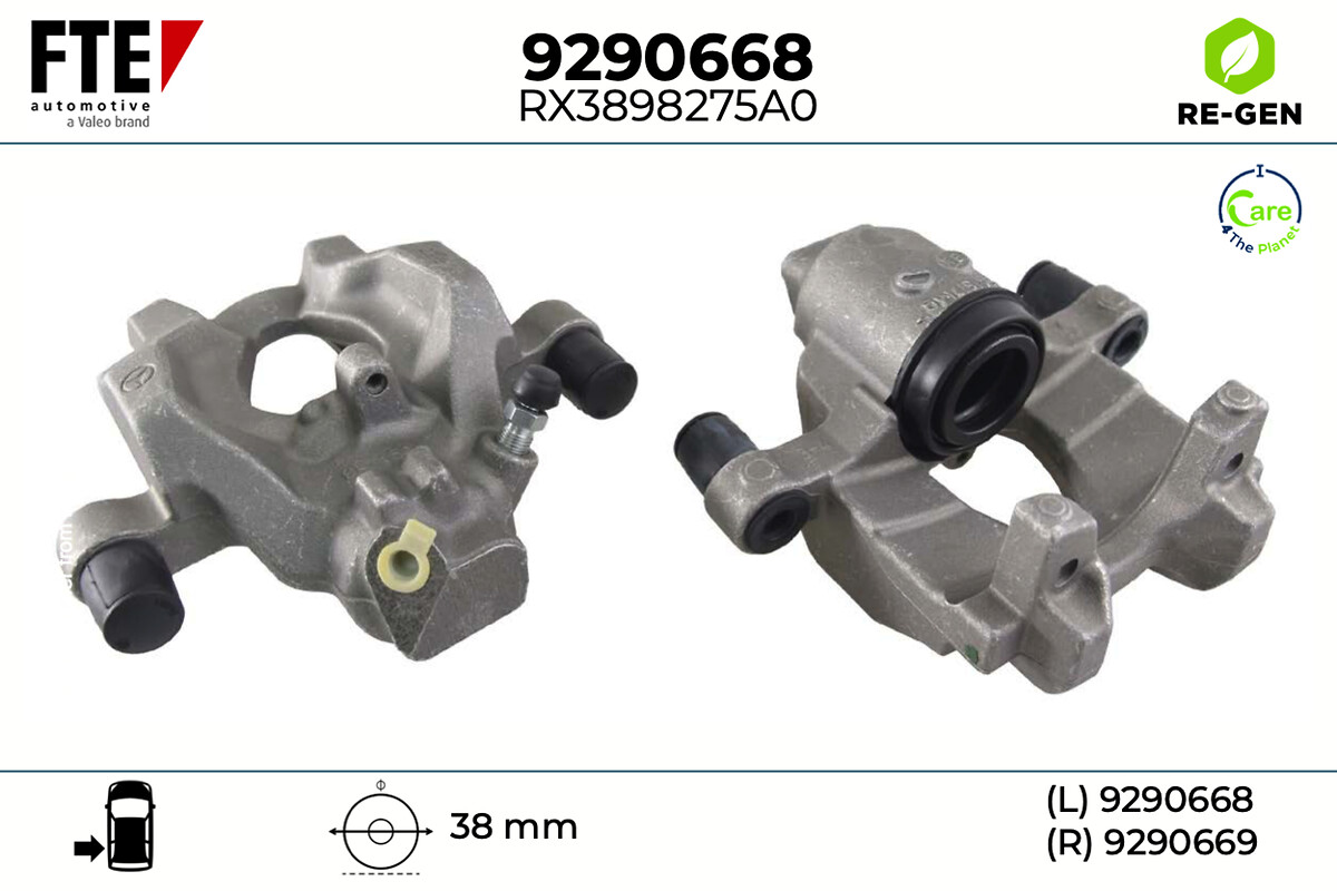 Étrier de frein FTE automotive GmbH 9290668