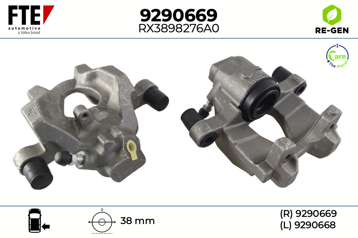 Étrier de frein FTE automotive GmbH ref. 9290669