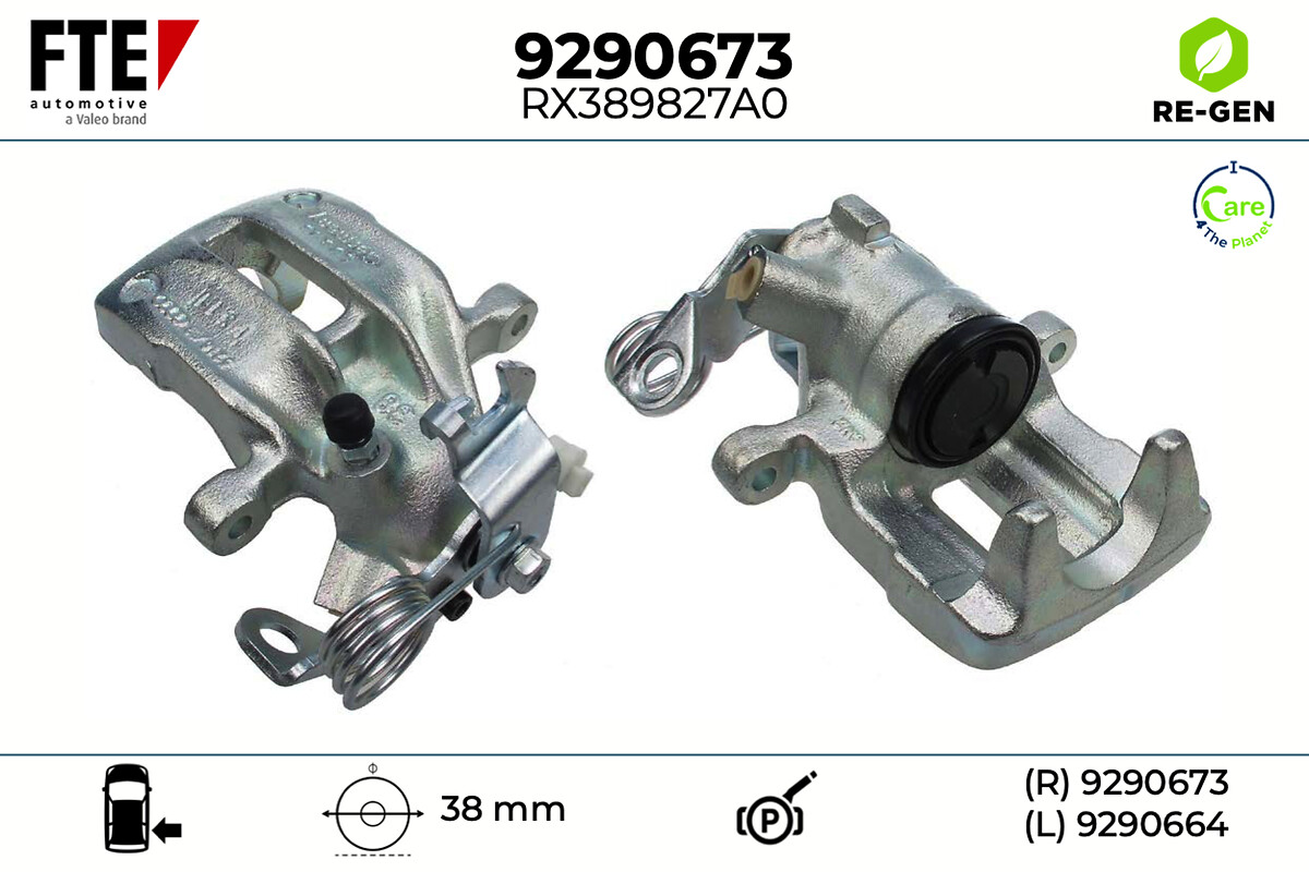 Étrier de frein FTE automotive GmbH ref. 9290673