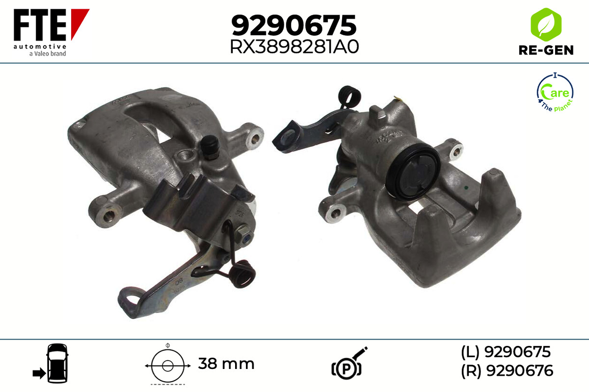 Étrier de frein FTE automotive GmbH ref. 9290675