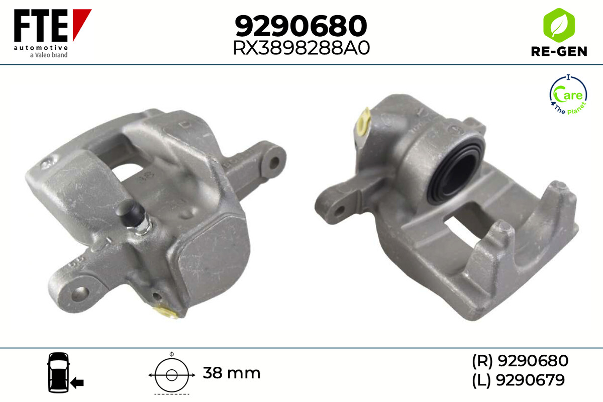 Étrier de frein FTE automotive GmbH ref. 9290680