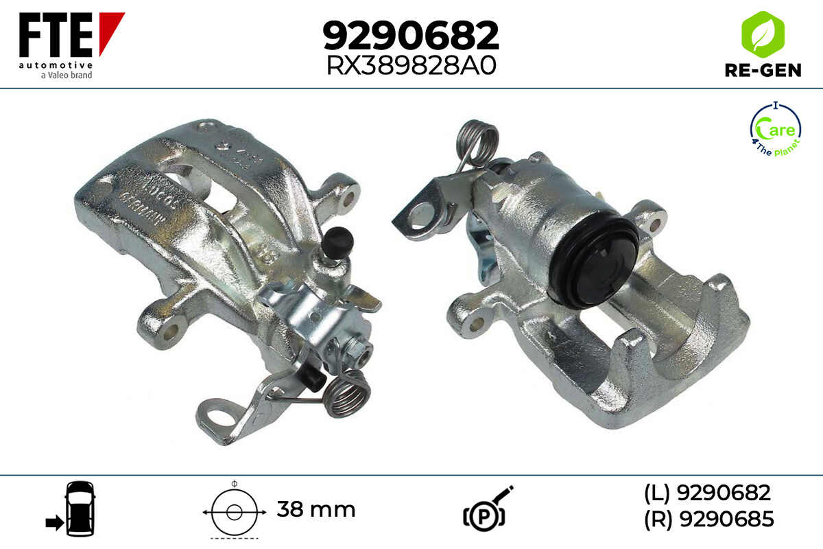 Étrier de frein FTE automotive GmbH ref. 9290682
