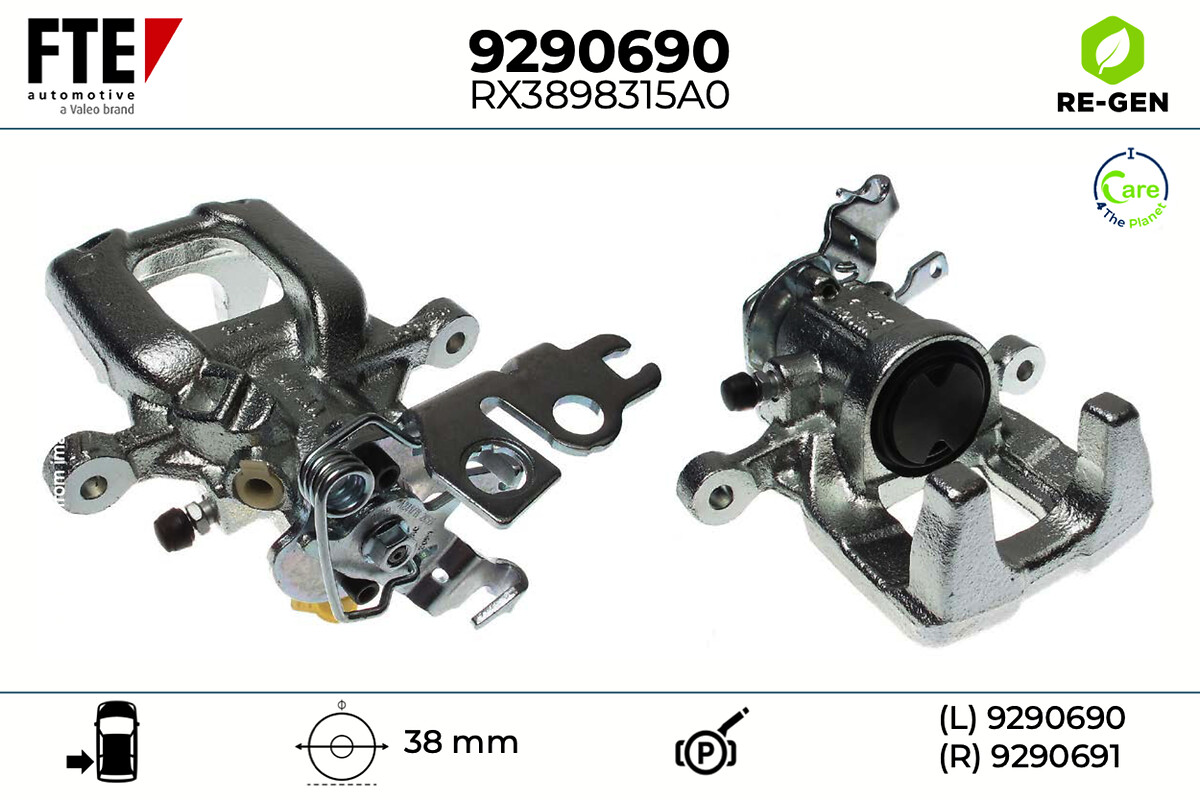 Étrier de frein FTE automotive GmbH ref. 9290690