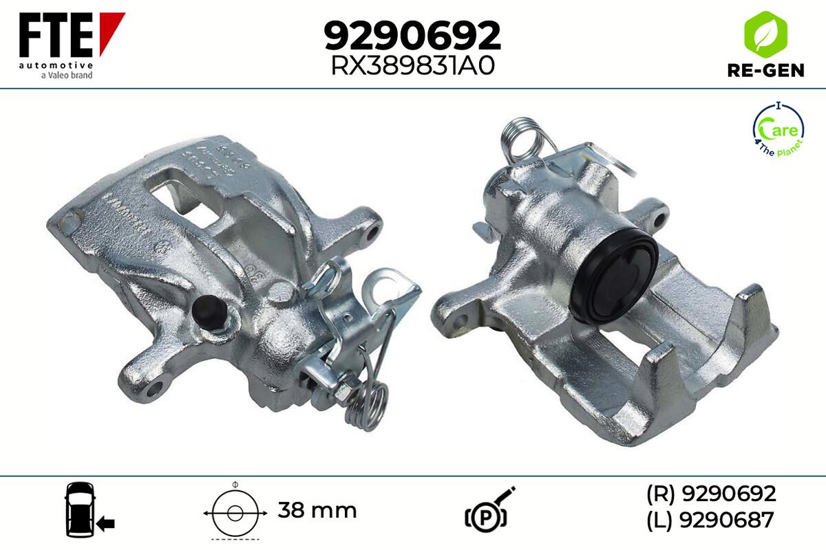 Étrier de frein FTE automotive GmbH ref. 9290692