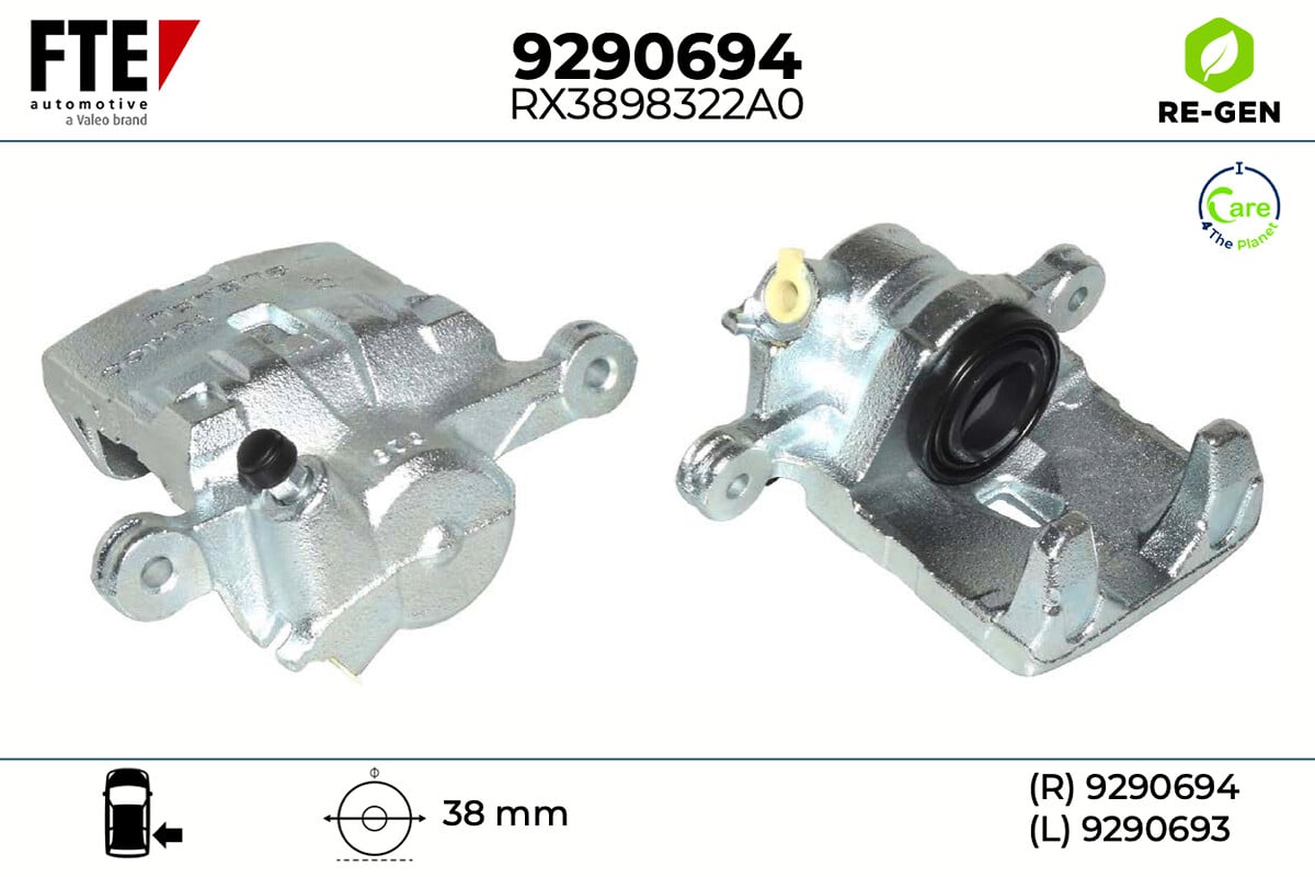 Étrier de frein FTE automotive GmbH ref. 9290694
