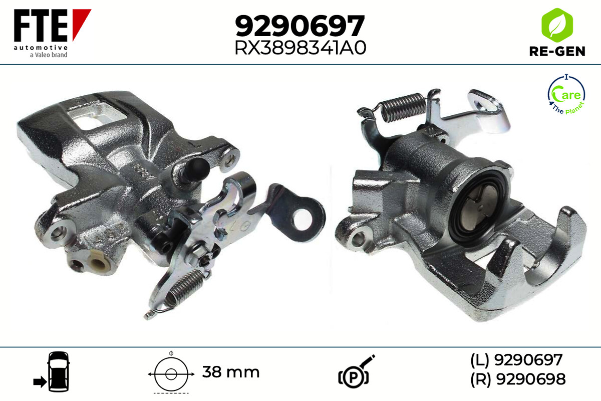 Étrier de frein FTE automotive GmbH ref. 9290697