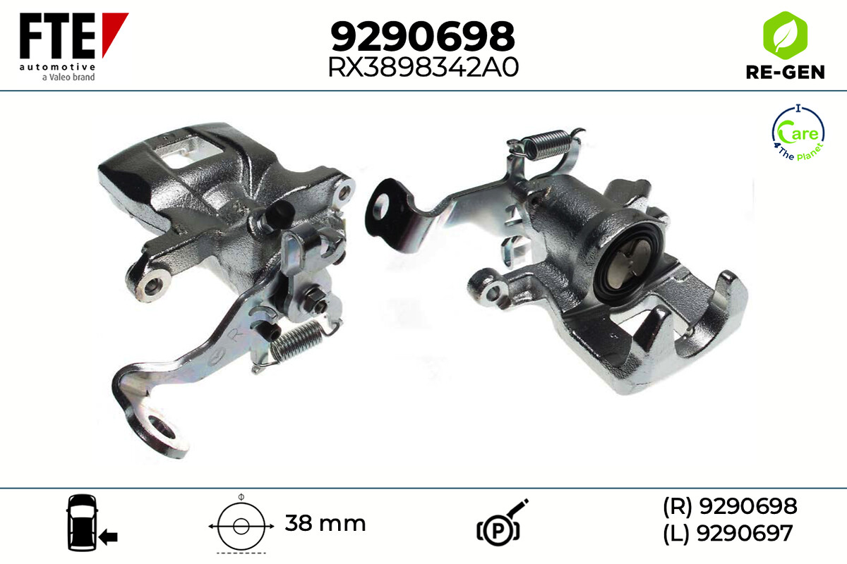Étrier de frein FTE automotive GmbH ref. 9290698