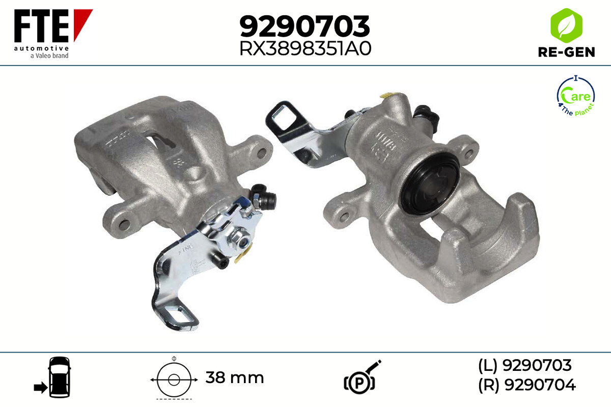 Étrier de frein FTE automotive GmbH ref. 9290703