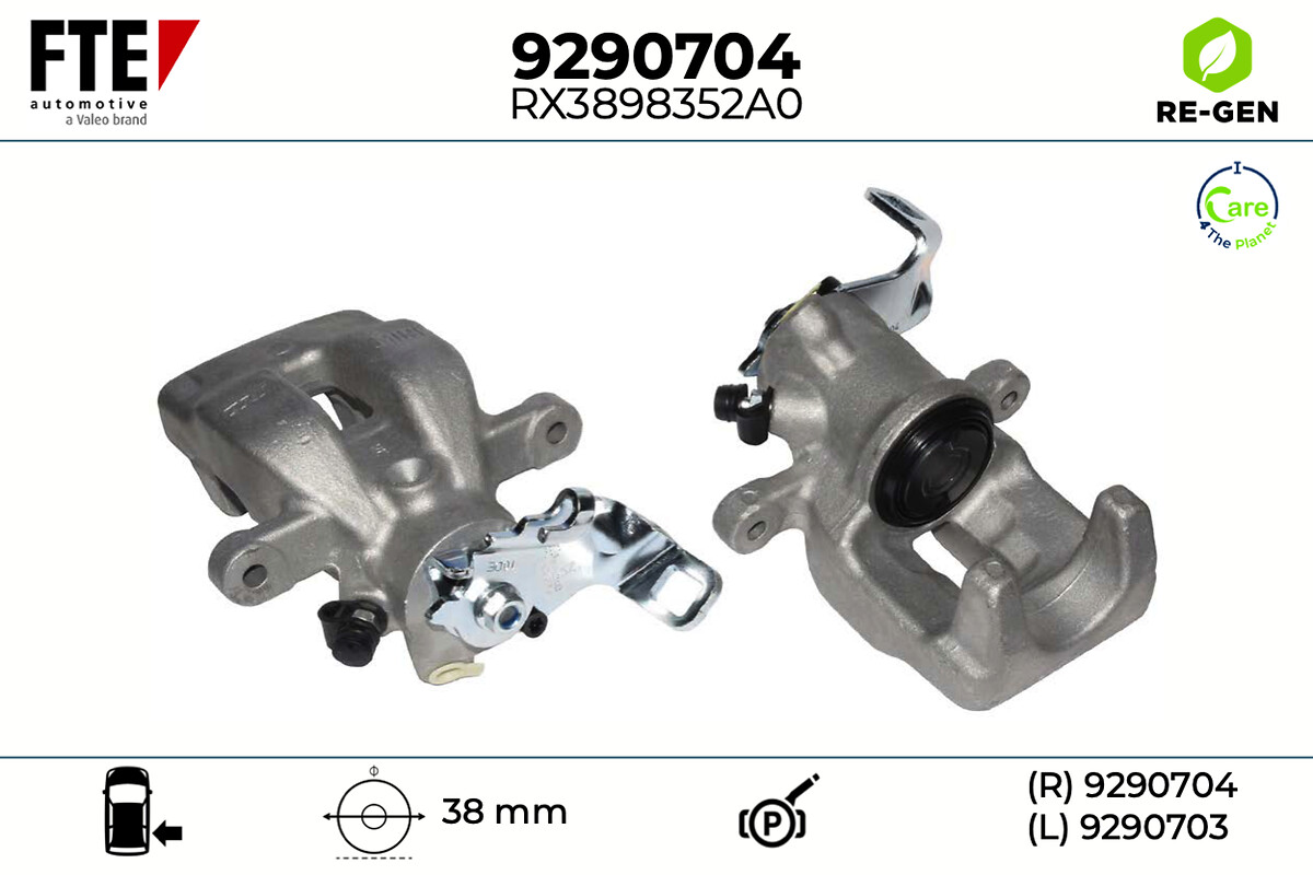 Étrier de frein FTE automotive GmbH ref. 9290704