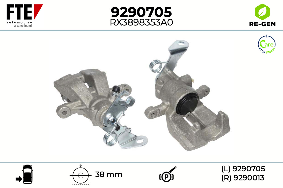 Étrier de frein FTE automotive GmbH ref. 9290705