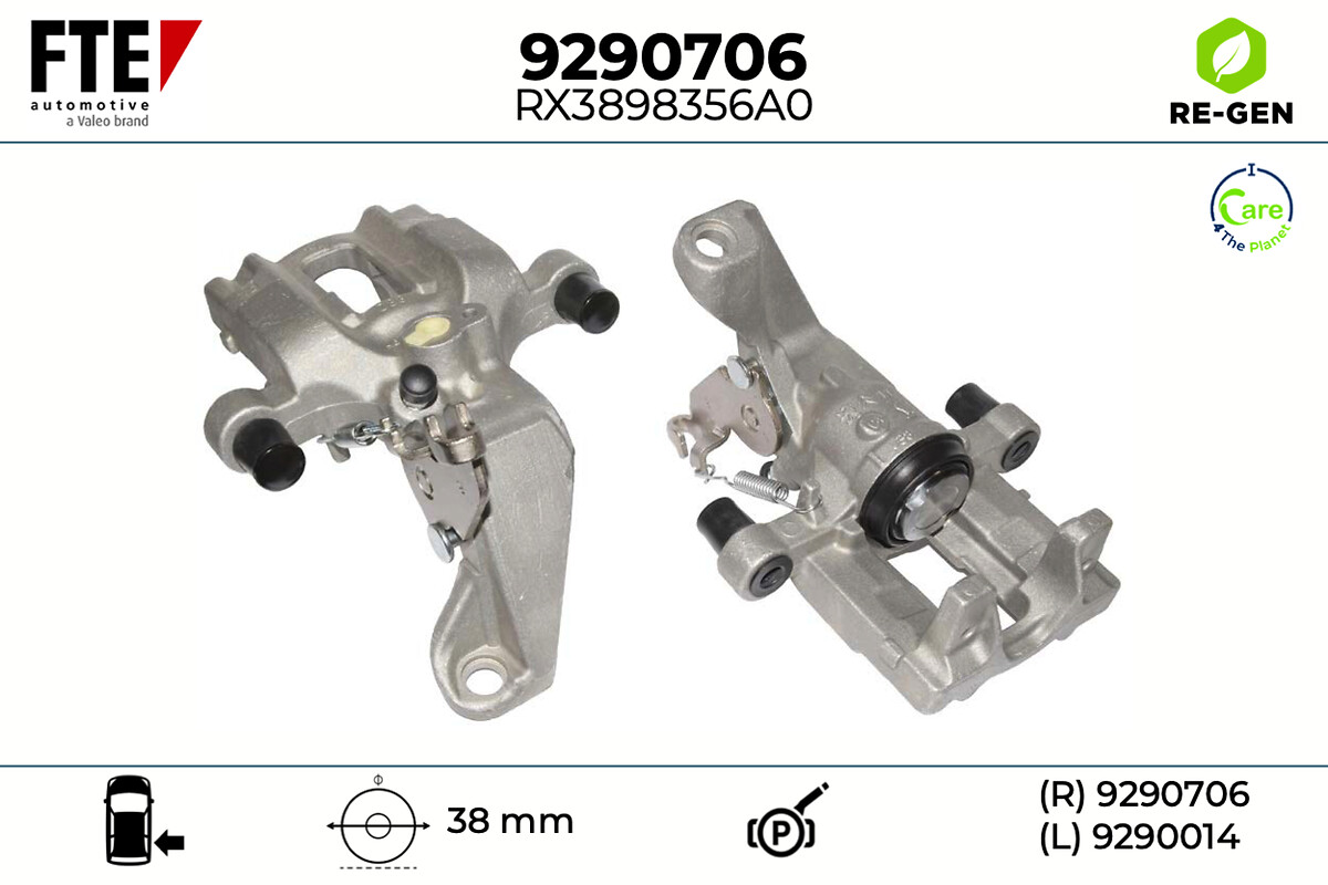 Étrier de frein FTE automotive GmbH ref. 9290706