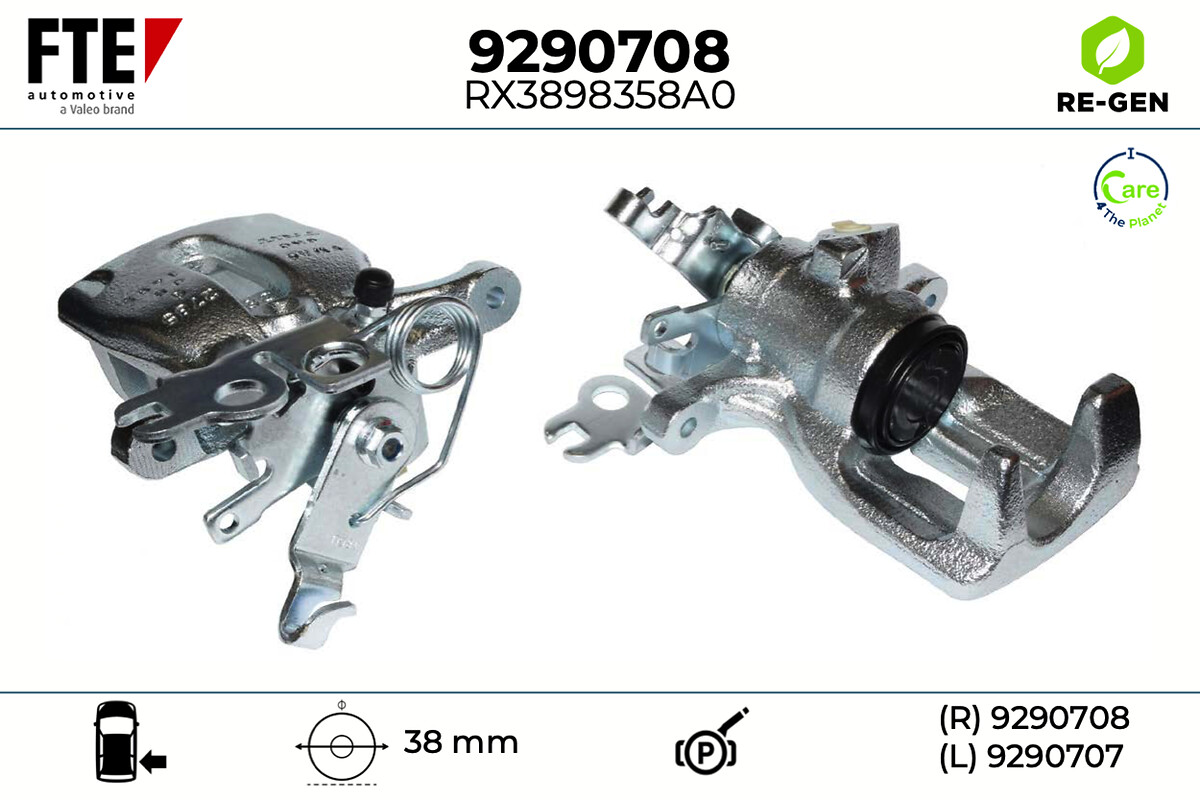 Étrier de frein FTE automotive GmbH ref. 9290708