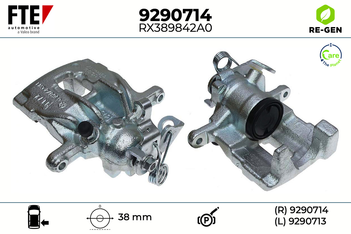 Étrier de frein FTE automotive GmbH ref. 9290714