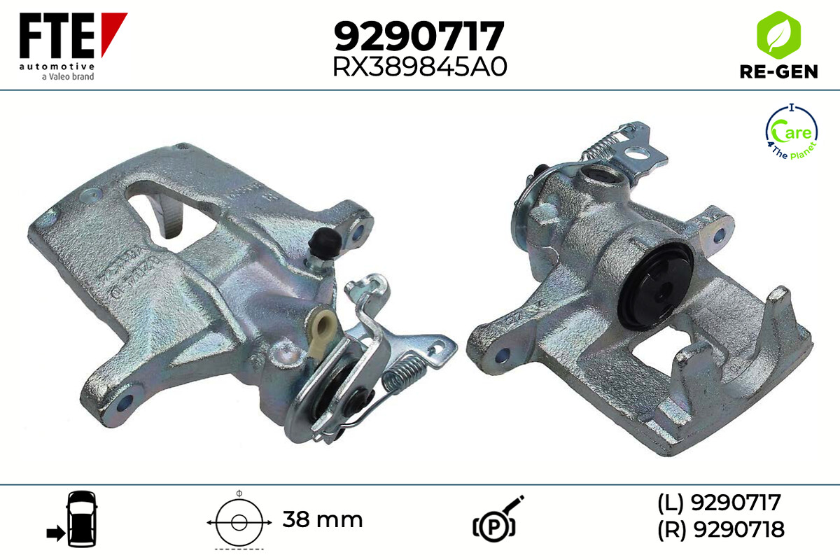 Étrier de frein FTE automotive GmbH ref. 9290717