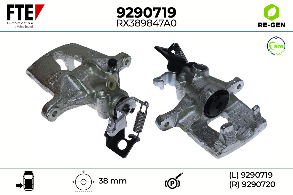 Étrier de frein FTE automotive GmbH ref. 9290719
