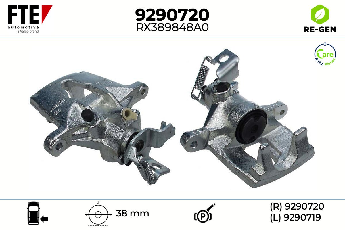 Étrier de frein FTE automotive GmbH ref. 9290720