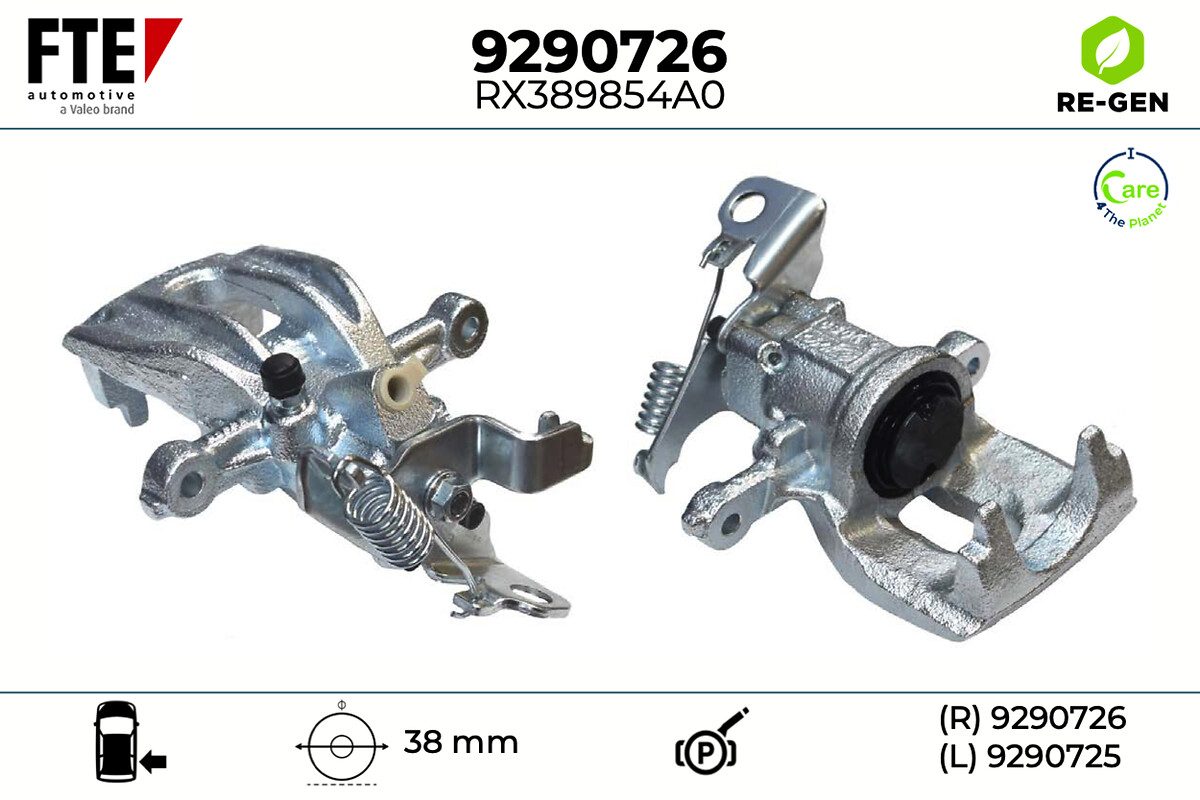 Étrier de frein FTE automotive GmbH ref. 9290726