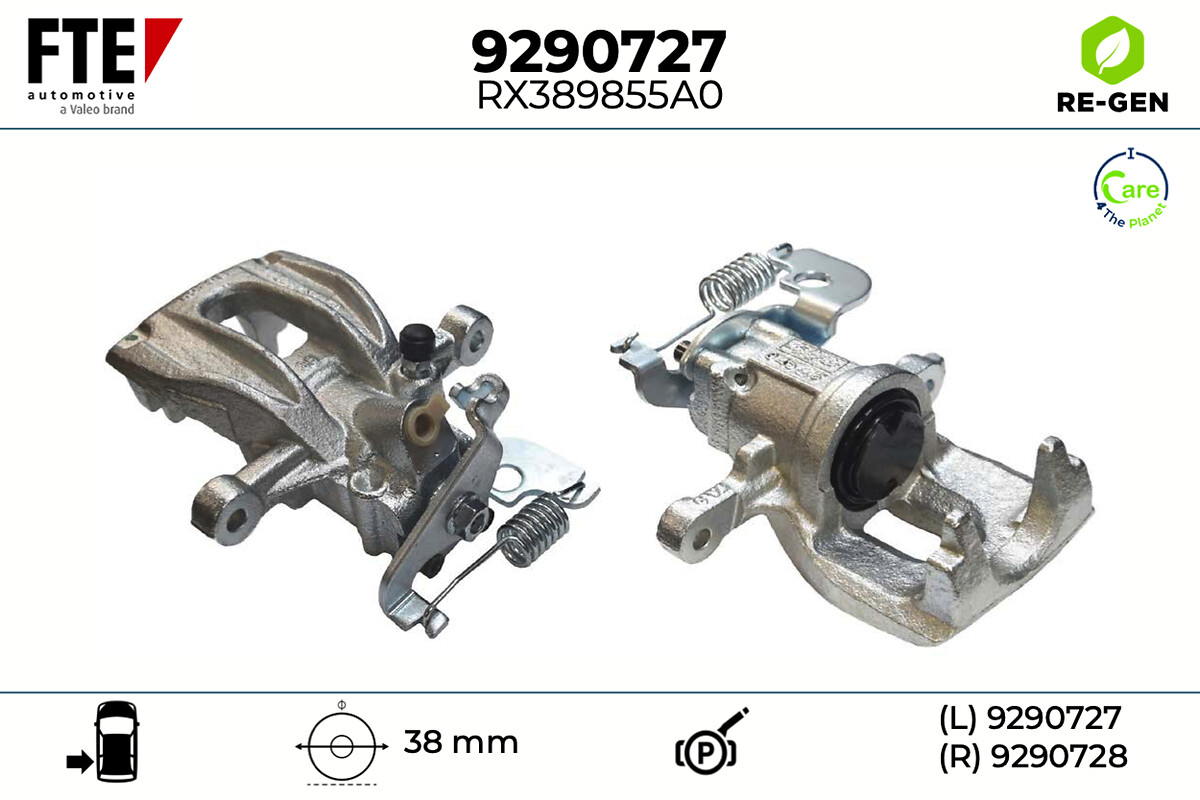 Étrier de frein FTE automotive GmbH ref. 9290727