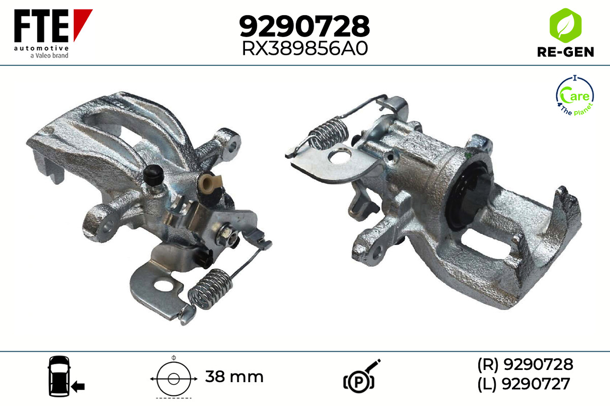 Étrier de frein FTE automotive GmbH ref. 9290728