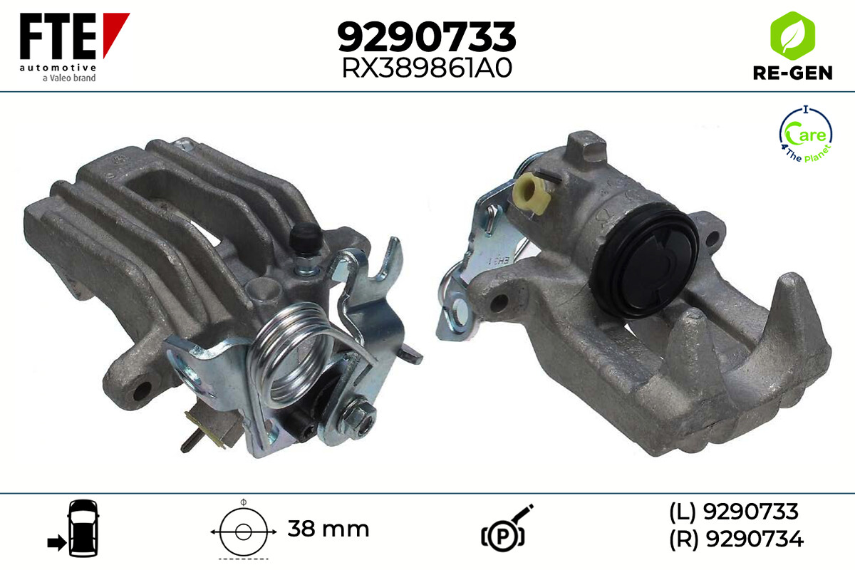 Étrier de frein FTE automotive GmbH ref. 9290733