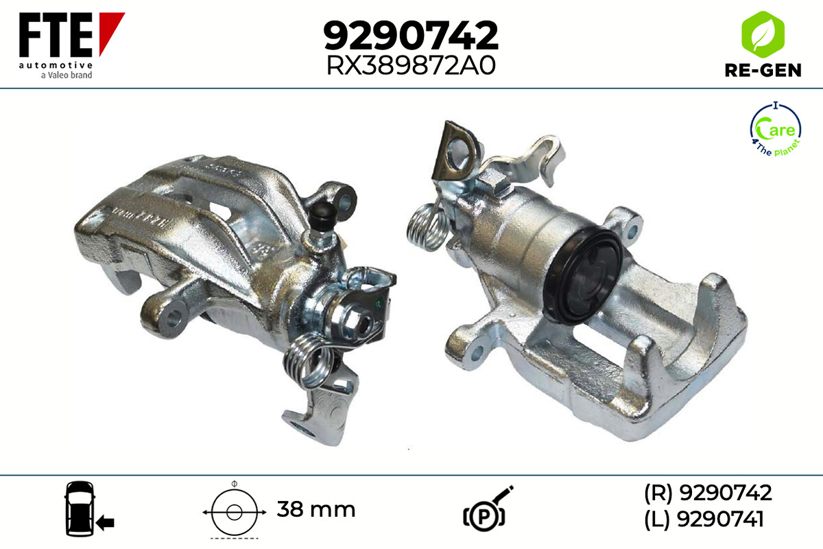 Étrier de frein FTE automotive GmbH ref. 9290742