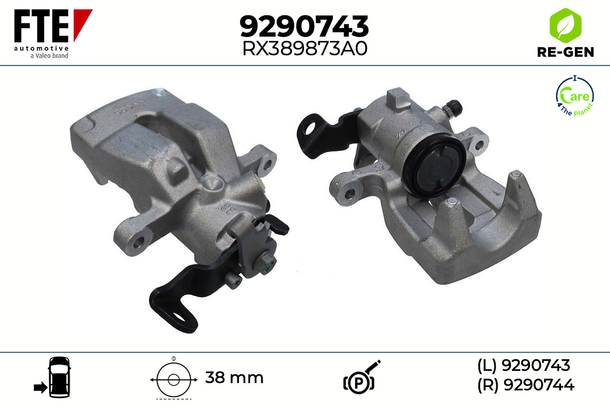 Étrier de frein FTE automotive GmbH ref. 9290743