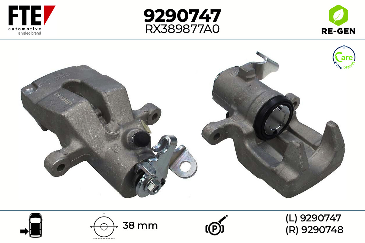 Étrier de frein FTE automotive GmbH ref. 9290747