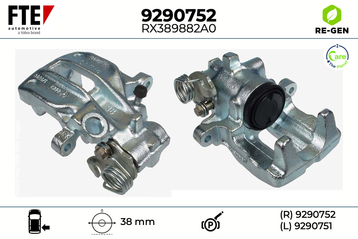 Étrier de frein FTE automotive GmbH ref. 9290752