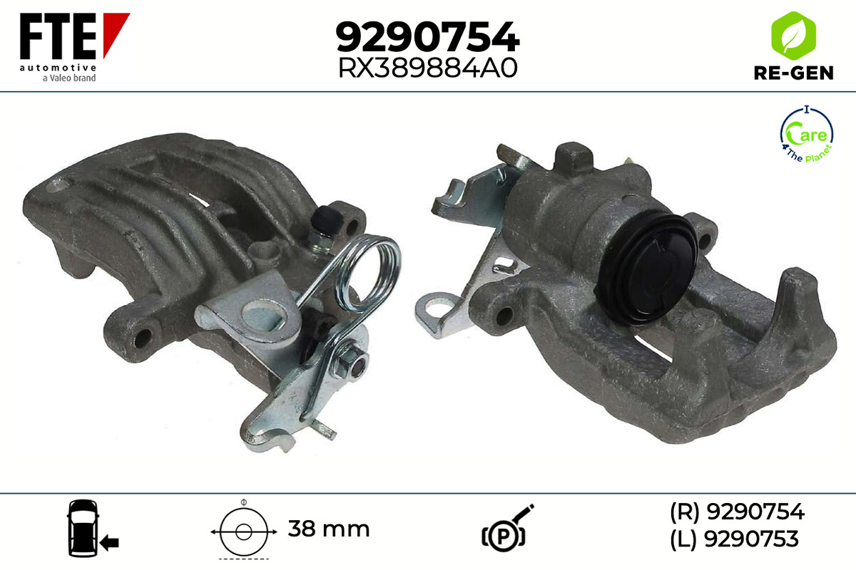 Étrier de frein FTE automotive GmbH ref. 9290754
