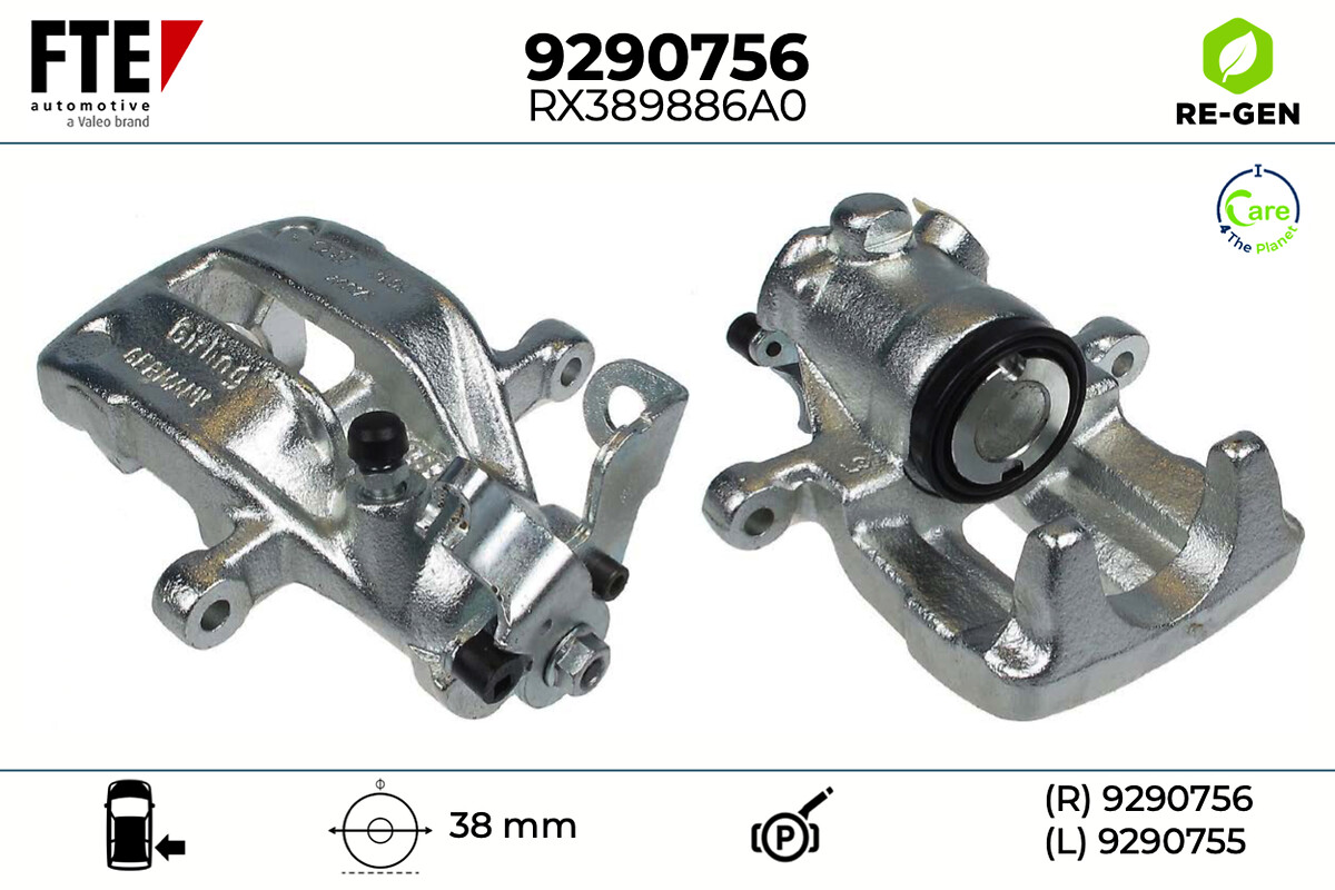 Étrier de frein FTE automotive GmbH ref. 9290756