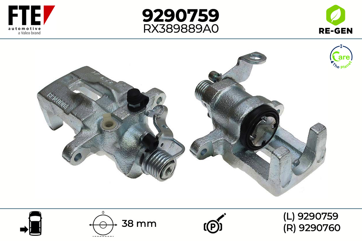 Étrier de frein FTE automotive GmbH ref. 9290759