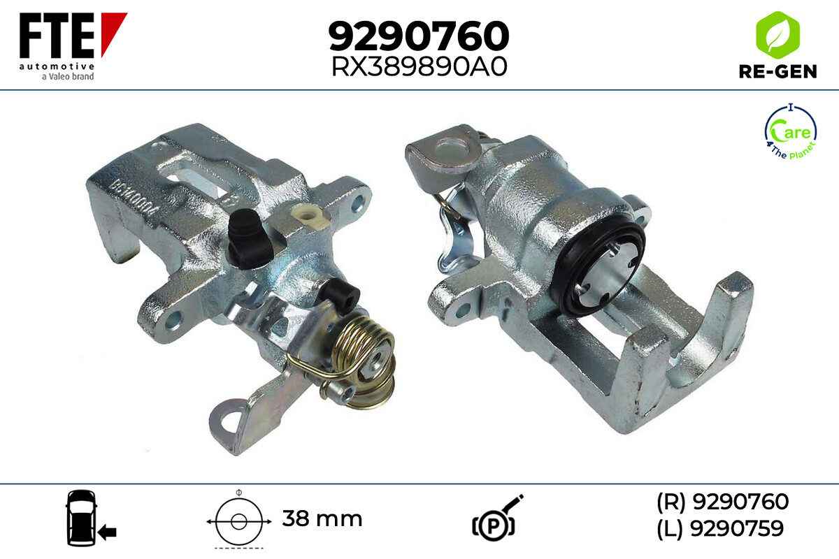 Étrier de frein FTE automotive GmbH ref. 9290760