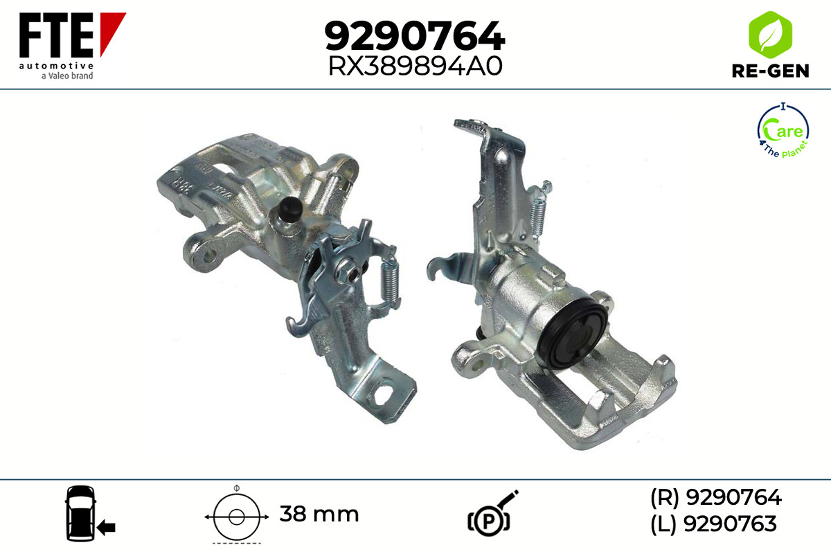 Étrier de frein FTE automotive GmbH ref. 9290764