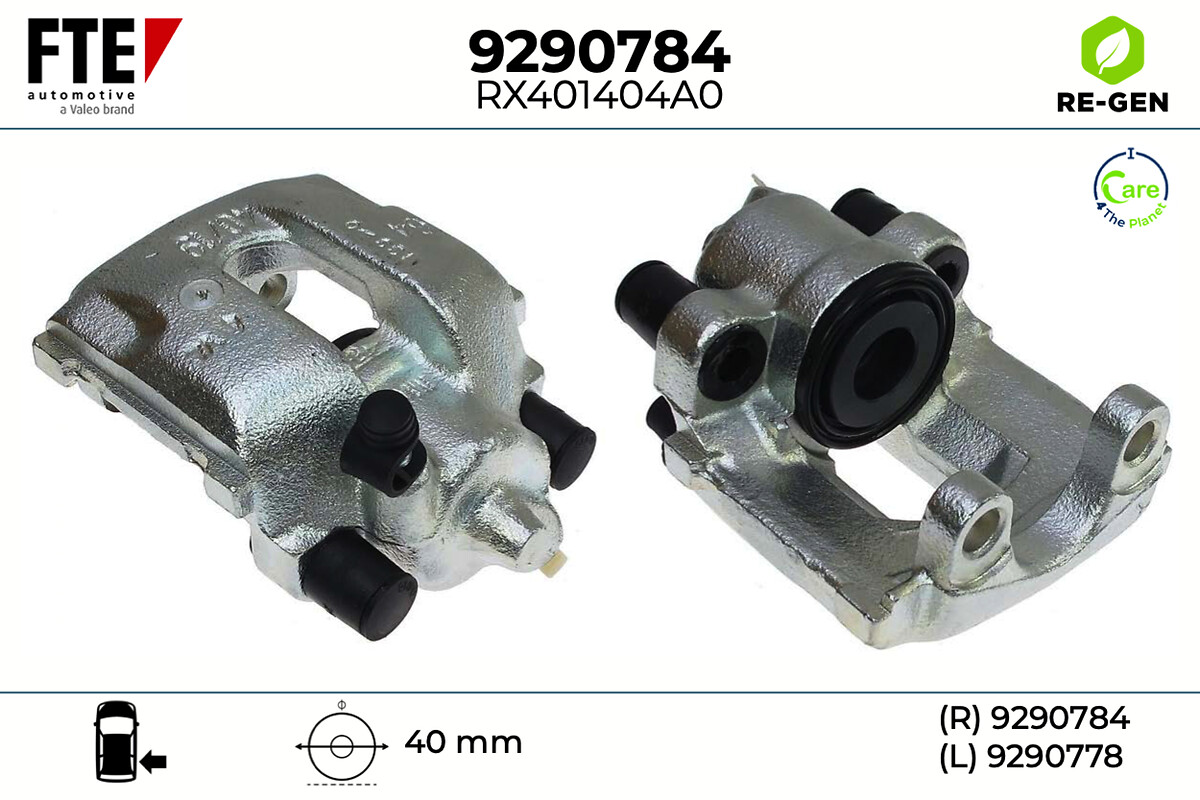 Étrier de frein FTE automotive GmbH ref. 9290784