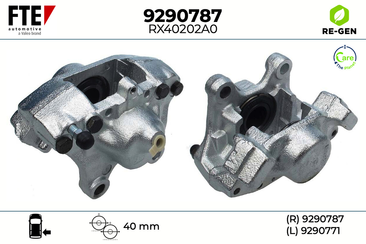 Étrier de frein FTE automotive GmbH ref. 9290787