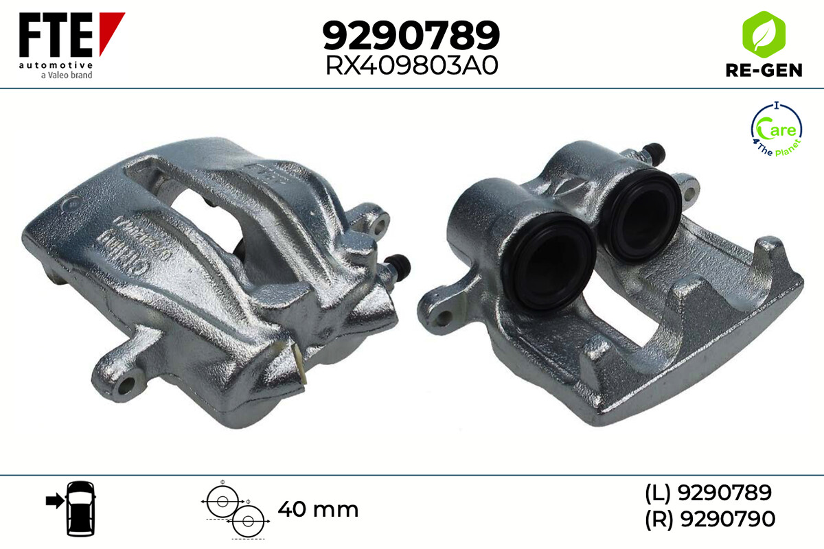 Étrier de frein FTE automotive GmbH ref. 9290789