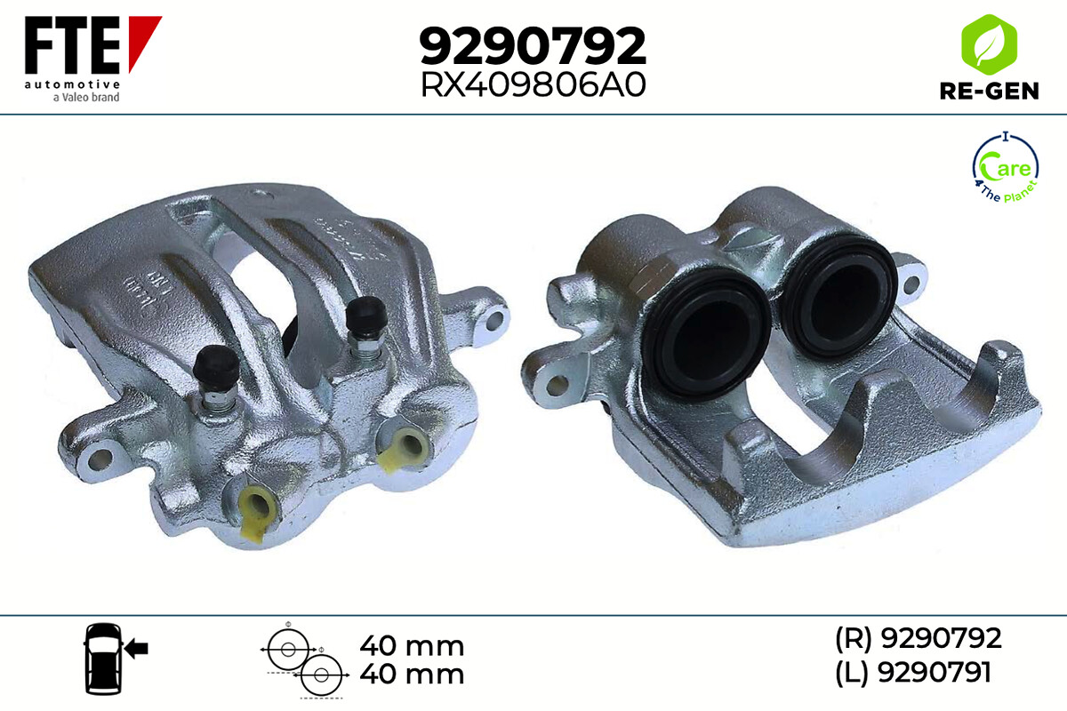 Étrier de frein FTE automotive GmbH ref. 9290792