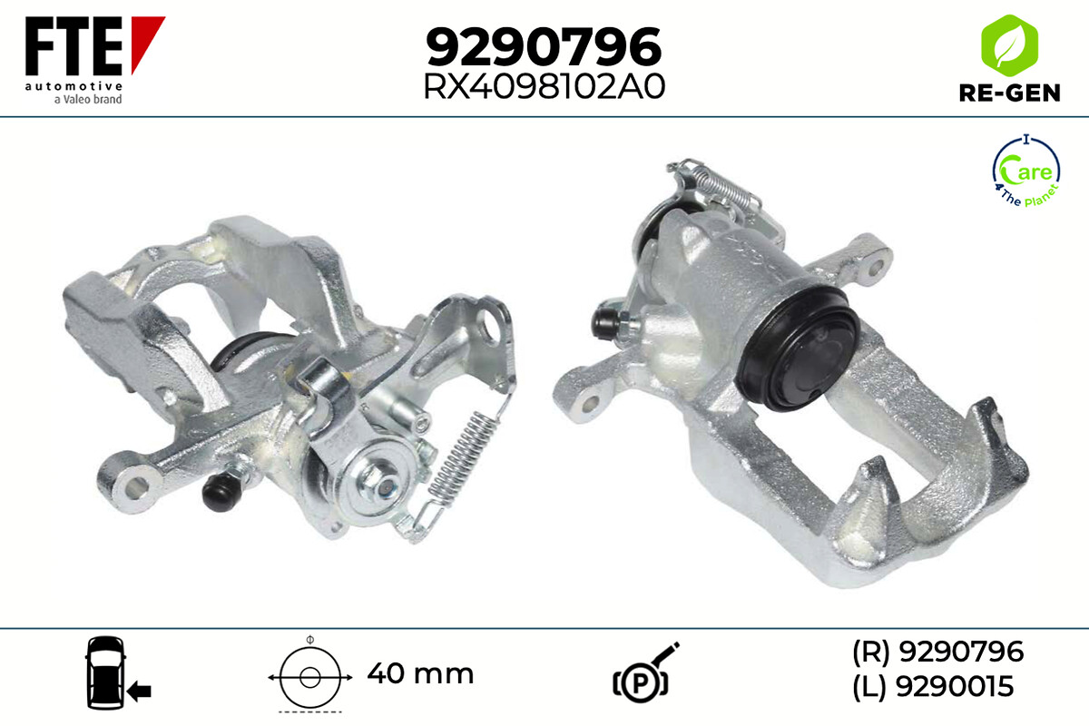 Étrier de frein FTE automotive GmbH ref. 9290796