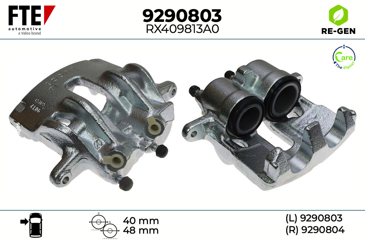 Étrier de frein FTE automotive GmbH ref. 9290803
