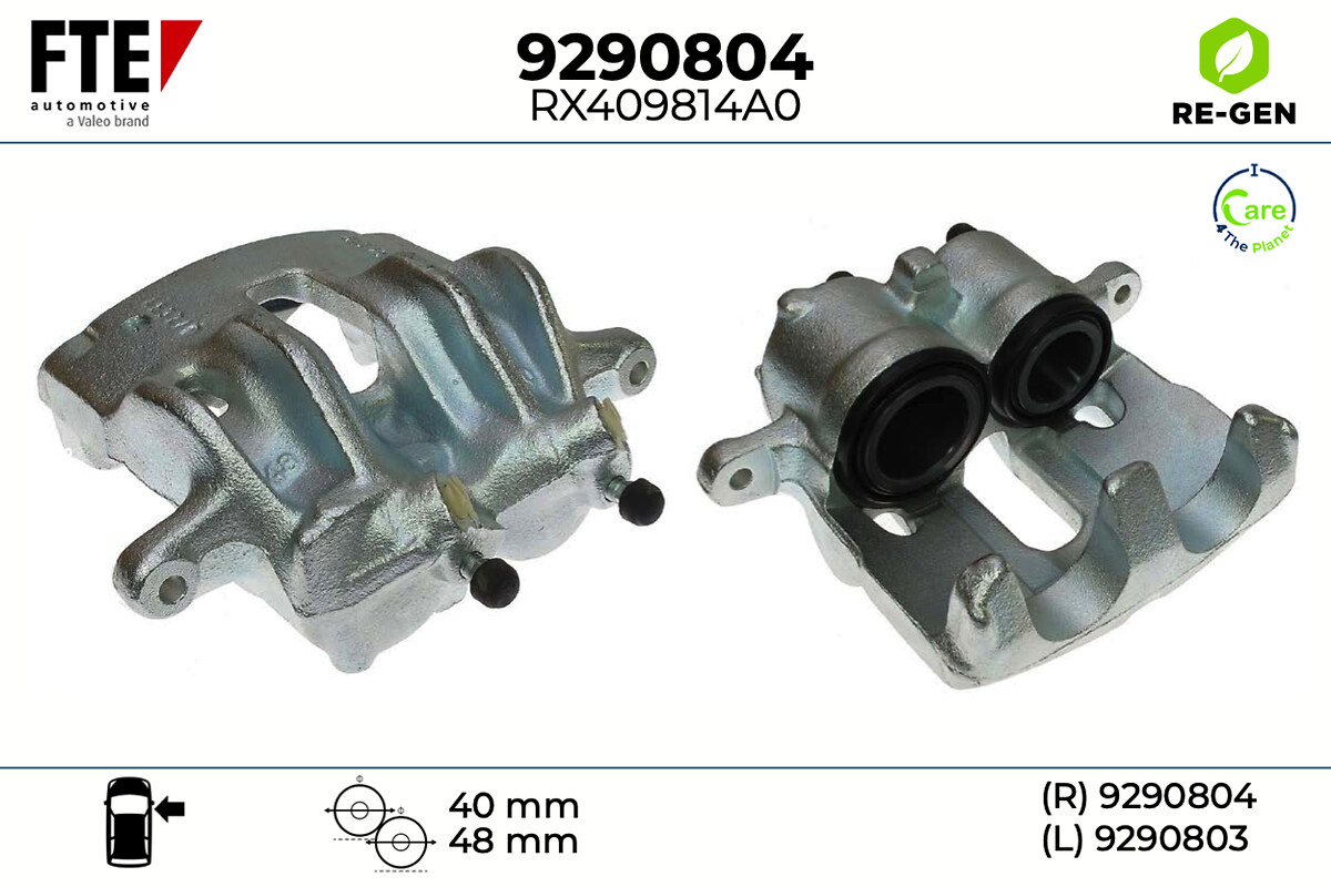 Étrier de frein FTE automotive GmbH ref. 9290804