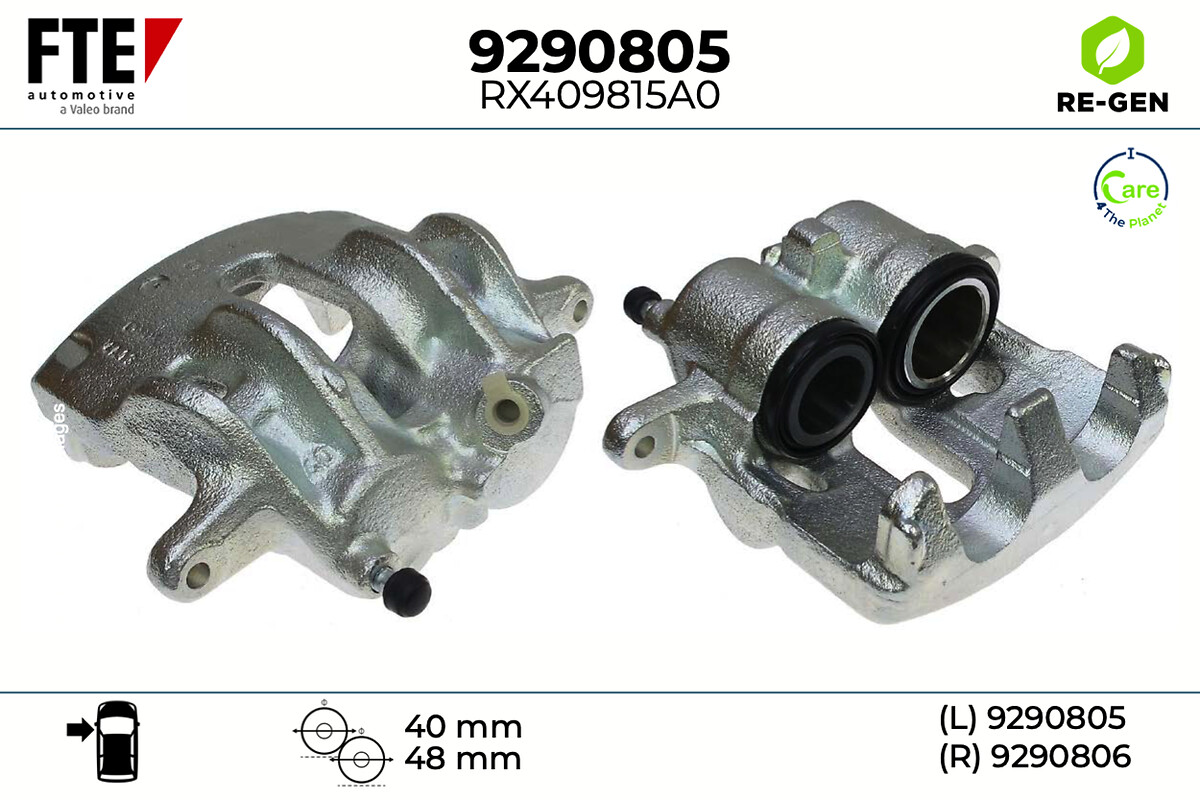 Étrier de frein FTE automotive GmbH ref. 9290805