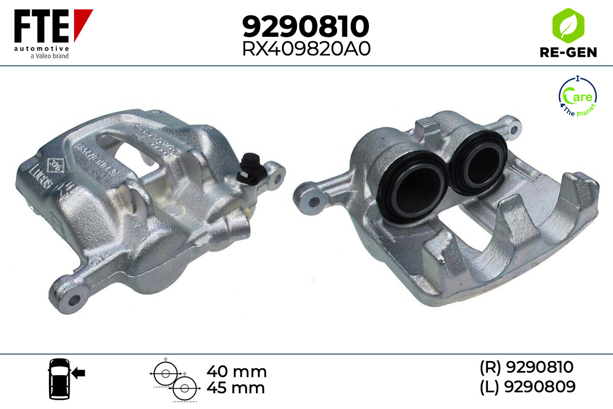 Étrier de frein FTE automotive GmbH ref. 9290810