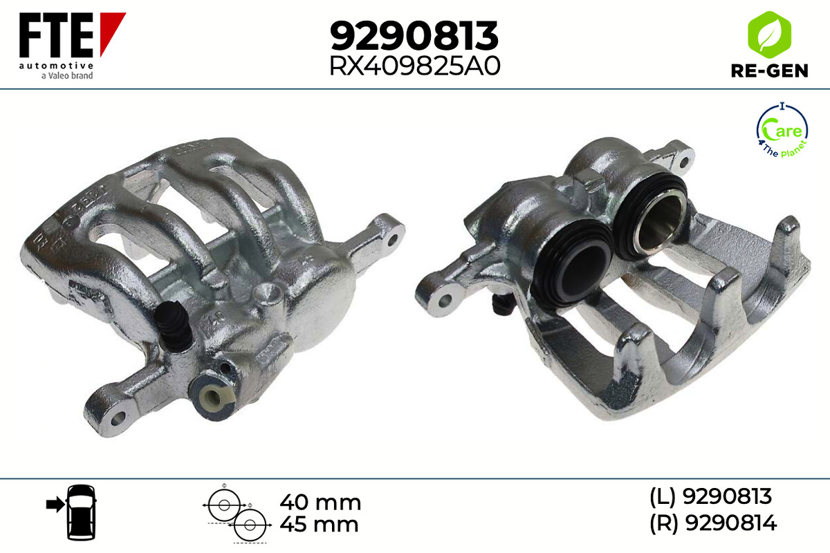 Étrier de frein FTE automotive GmbH ref. 9290813