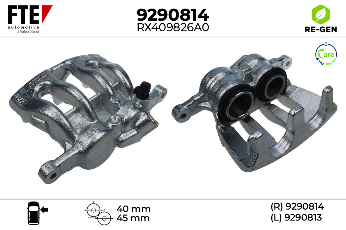 Étrier de frein FTE automotive GmbH ref. 9290814