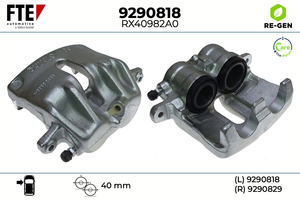 Étrier de frein FTE automotive GmbH ref. 9290818